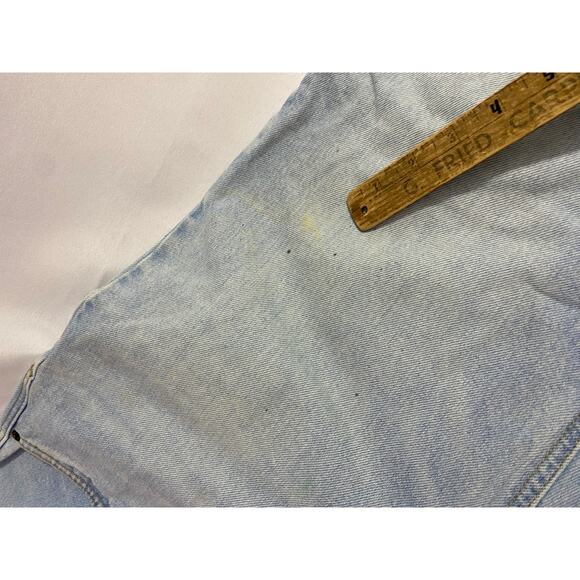 Empyre Skate Jeans 33 Relax Loose Fit Light Wash Denim Baggy 90s Streetwear - Picture 5 of 13